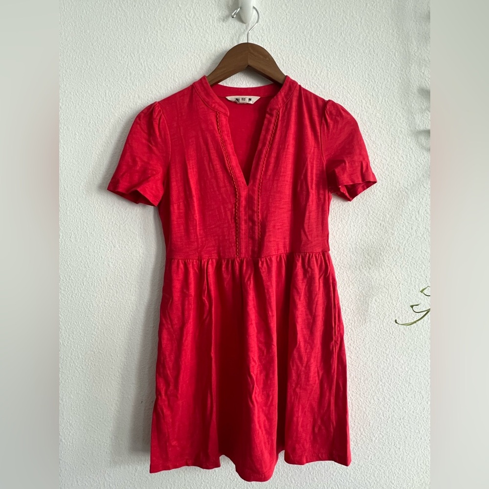Boden Bright Red Dress